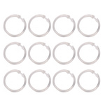 Set 12 inele pentru perdea de dus LARGE, WENKO