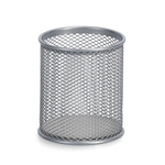 Pahar pentru pixuri din plasa metalica, Ø 8 cm