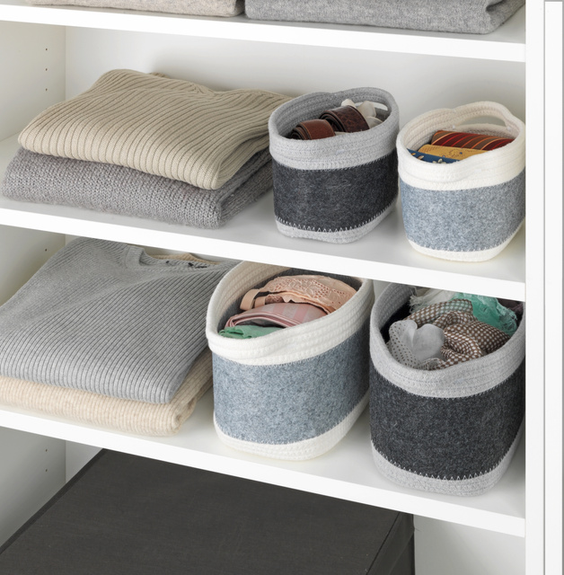 Cos de baie BEA, fetru + poliester reciclat, WENKO