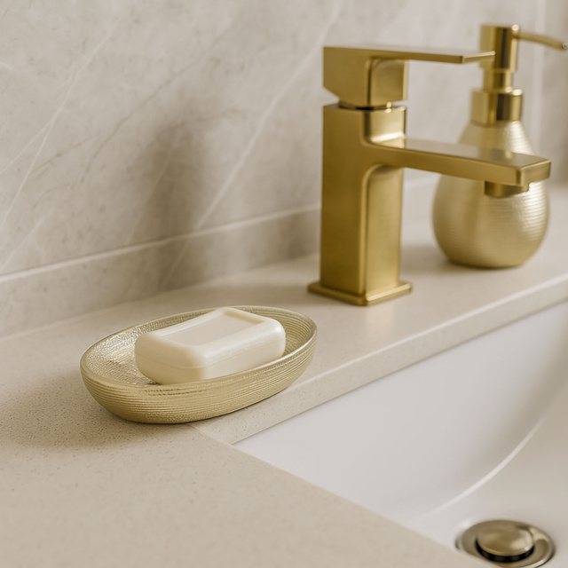 Suport pentru săpun din metal, TRESOR, 11.5 x 9.5 cm