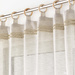 Perdea cu inele din lemn MILEO, 140 x 240 cm
