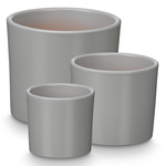 Ghivece ceramice, 3 buc, Ø 14, 17, 22 cm