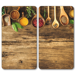 Plite de sticla, 2 bucati, Kesper, MIROIDE