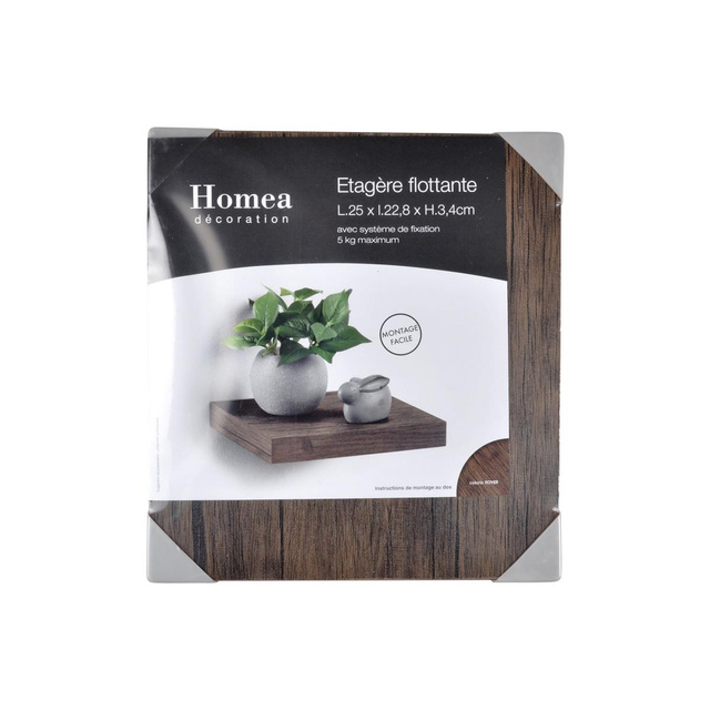 Raft de perete din MDF, lungime 25 cm