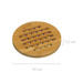 Coaster pentru vase calde, 19 cm, bambus, KESPER