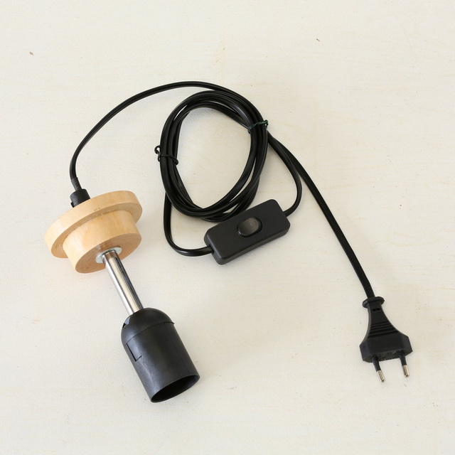 Cablu cu intrerupator pentru lampa, fasung E27, 180 cm