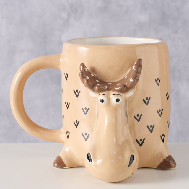 Cana mare în formă de elan MOOSY, 440 ml