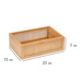 Suport cosmetice ALLEGRE BAMBOO, 22 x 7 x 15 cm, WENKO