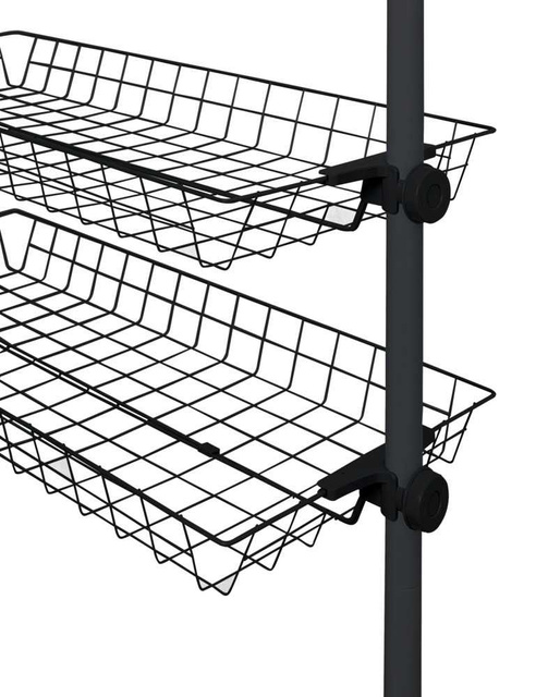 Coș pentru dulap, HERKULES 2 piese, 83x38x8cm, WENKO