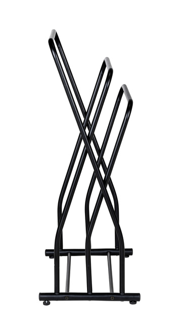 Suport pentru prosoape cu 3 bare, otel, negru, GRANELLI, WENKO