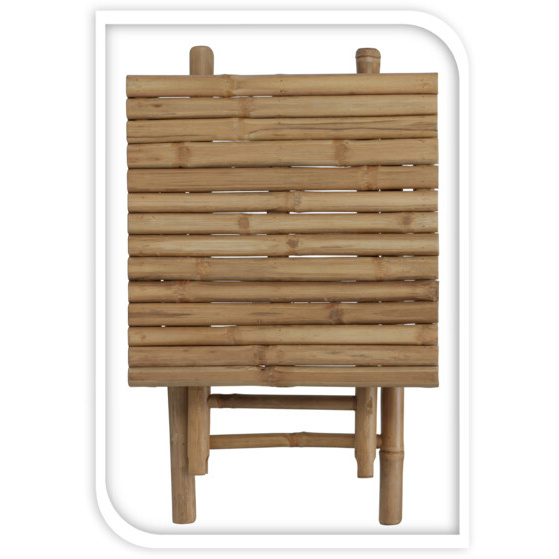 Masa de balcon pliabila din bambus, 40 x 45 cm