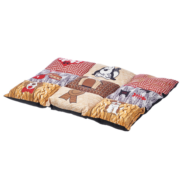 Pat pentru caini, cu fund antiderapant, 58 x 80 cm