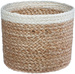 Coșuri de depozitare din iută, rotunde, 3 buc