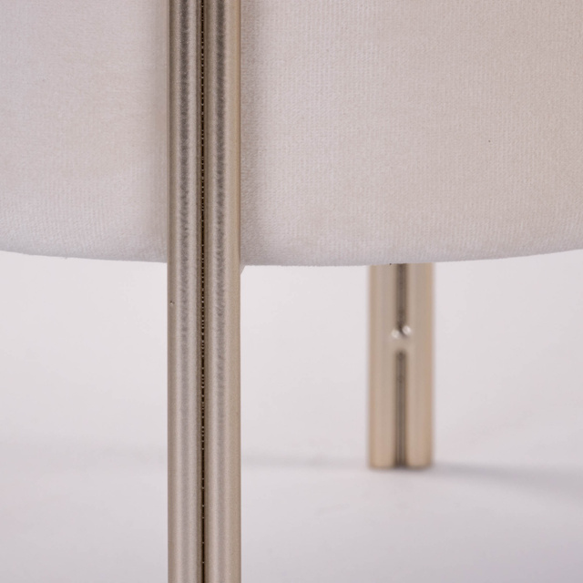 Taburet catifelat VELVET, 33 cm