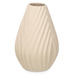 Vaza ceramica DIAGONAL STRIPE, bej