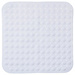 Covoraș antiderapant pentru cădiță de duș, 54 x 54 cm, alb