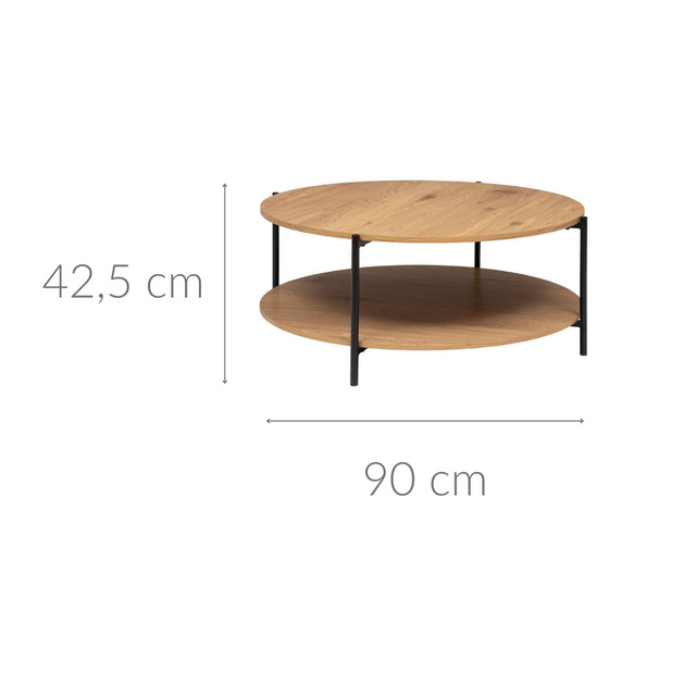 Masuta de cafea SLANO, Ø 90 cm