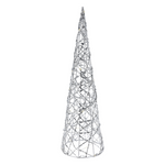 Brad de Crăciun din sârmă, figură cu LED de 40 cm