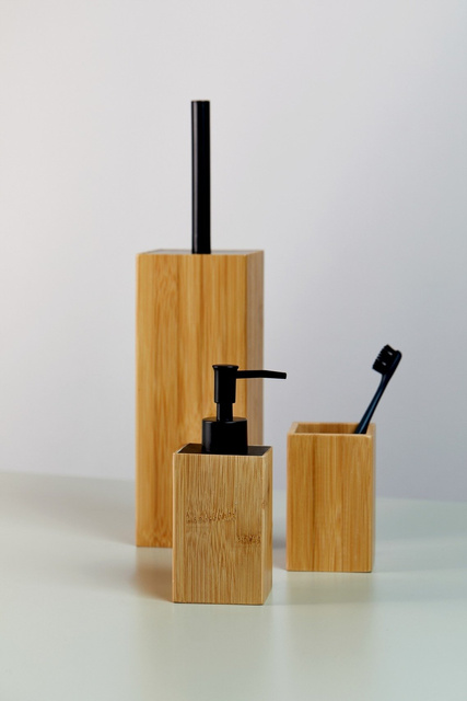 Dispenser săpun lichid Padua Bamboo, Bambus, 210 ml, WENKO