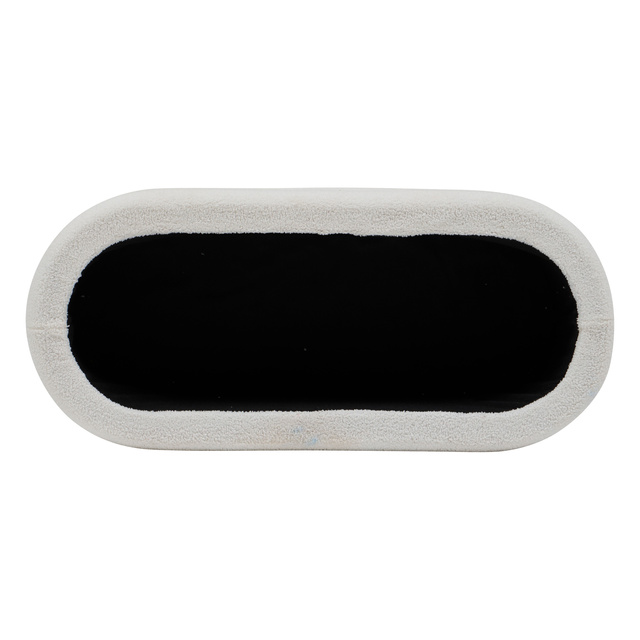 Scaun pentru hol GIULIA boucle, cu spațiu de depozitare, 110 x 46 x 40,5 cm