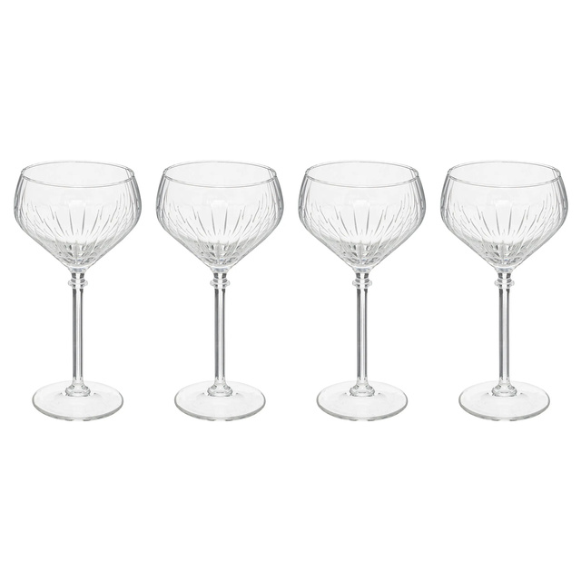 Pahar de șampanie Strie x4 320 ml