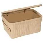 Cos de baie ANELA cu capac, 14 x 19 cm, WENKO