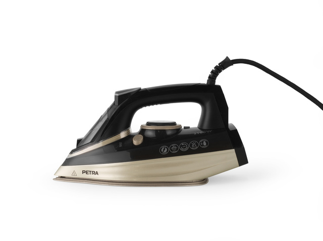 Fier de călcat cu aburi 3100 W PETRA, 200 g/min, 300 ml