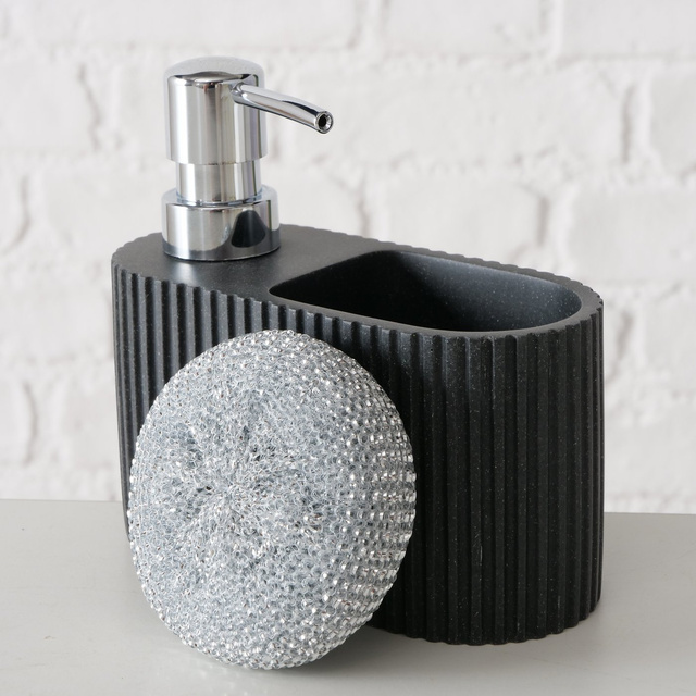 Distribuitor pentru detergent de spălat vase cu spatiu pentru burete Jiro