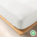 Cearceaf dublu din bumbac organic, BIOLINA, 140 x 190 cm