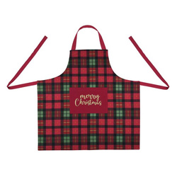 Șorț de bucătărie de Crăciun cu buzunar, 80 x 80 cm