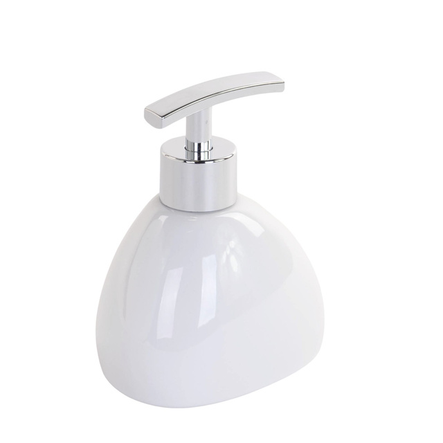 Dispenser săpun lichid SILK, Ceramică, Alb, WENKO