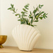 Vază decorativă în formă de scoică, 22 cm