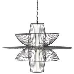 Lampă de tavan FILAIRE, metalică, 77 cm