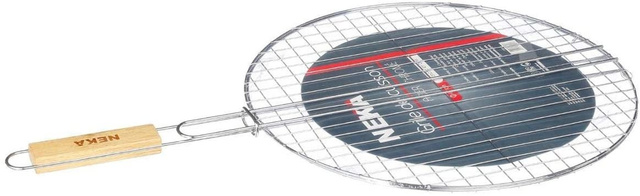 Grătar rotund NEKA, Ø 40 cm, oțel cromat