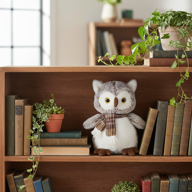 Bufnița de pluș DAXI, 25 cm