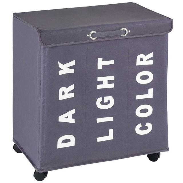 Containere pentru rufe TRIVO GREY - 116 litri, WENKO, gri