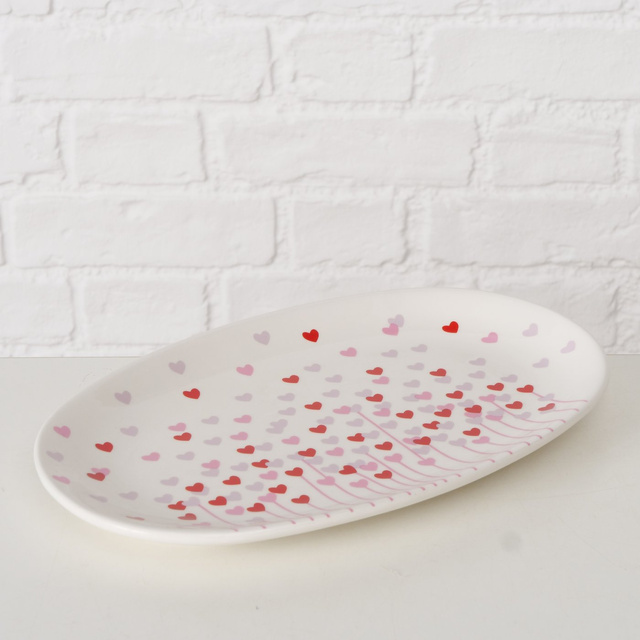 platou in forma de inima SHERINE, 29 x 18,5 cm