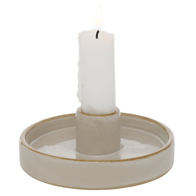 Sfeșnic rotund din porțelan MARIMA, 4 cm