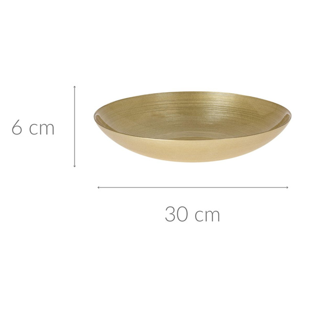 Vas decorativ din sticla, Ø 30 cm