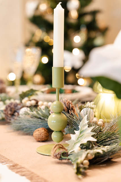 Sfeșnic din metal Akesha, set 2 bucati