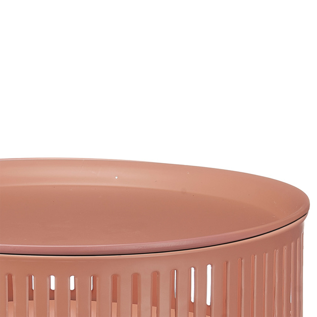 Masuta de cafea rotunda cu spatiu de depozitare, Ø 40 cm