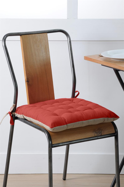 Perna pentru scaun cu legături DUO, 100% bumbac, 40 x 40 cm