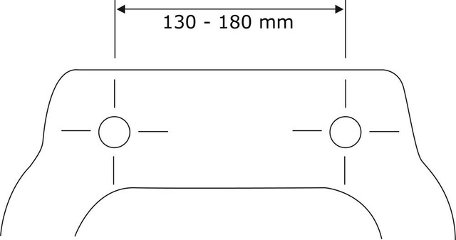 Toaletă PRIMA - MDF, WENKO, negru