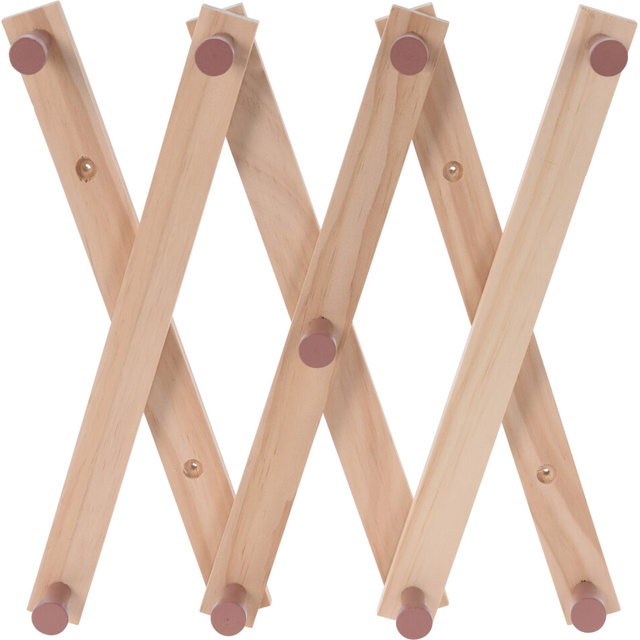 Umeraș pentru haine pentru copii, din lemn de pin, 60 cm