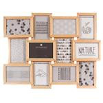 Rama foto colaj 12 fotografii, Bej, 60x46x3 cm