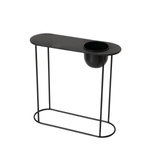 Masuta laterala metalica PLUTO, inaltime 56 cm