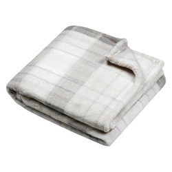 Pătură din pluș SCOTLAND cu carouri, 130 x 160 cm