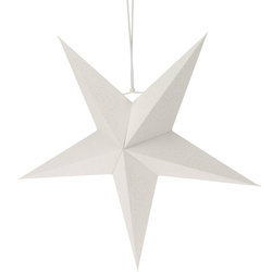 Decorațiune de Crăciun pentru fereastră, stea din hârtie, 45 cm