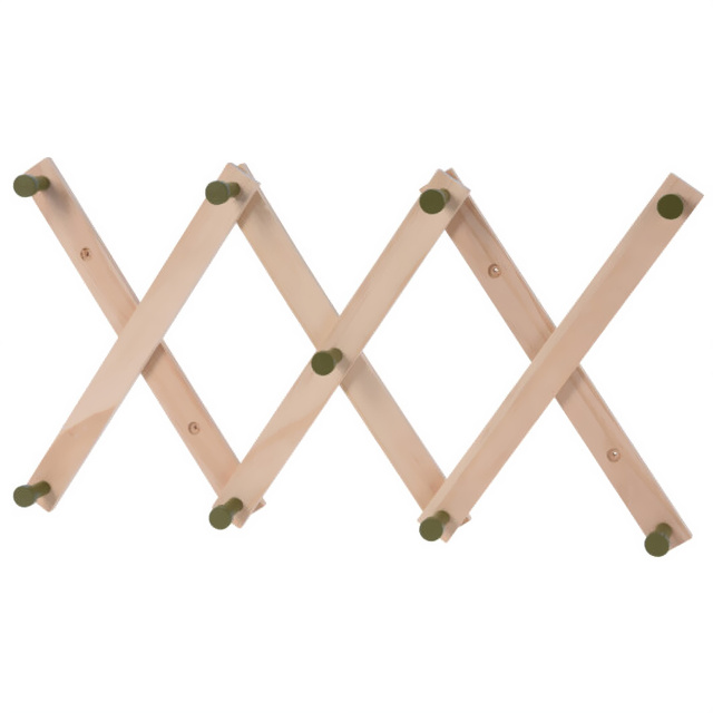 Umeraș pentru haine pentru copii, din lemn de pin, 60 cm