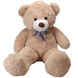 Urs mare cu fundiță TETI, 120 cm